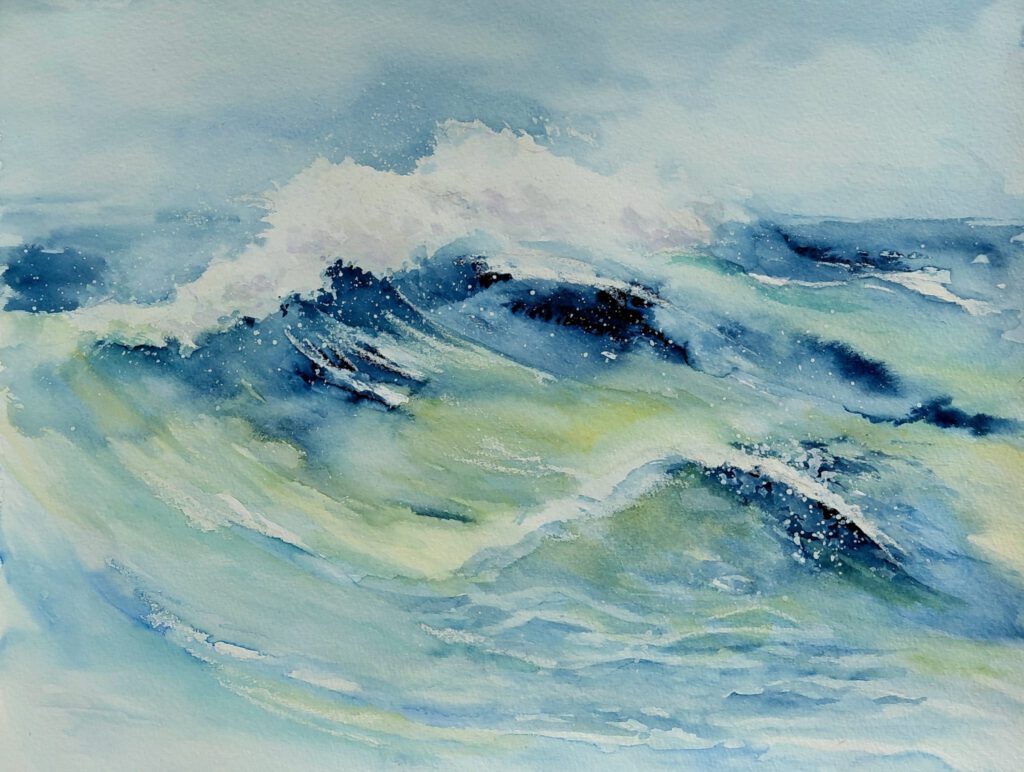 De branding Aquarel 50 x 40 € 90,00