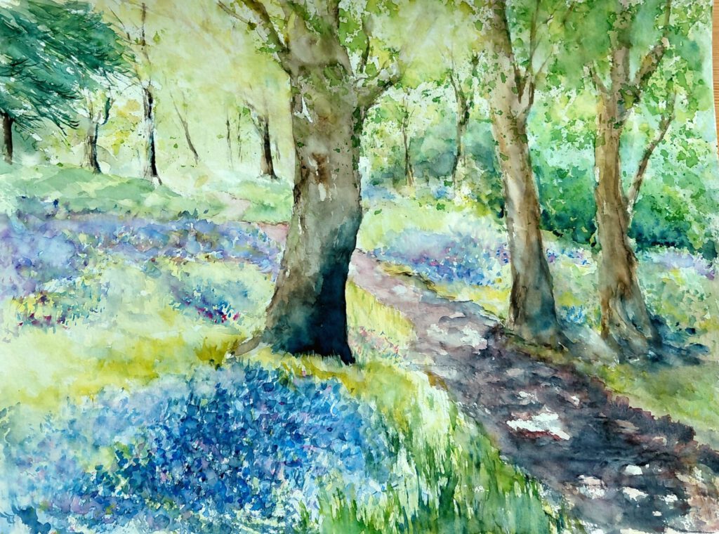 Voorjaar Aquarel 50 x 40 € 85,00