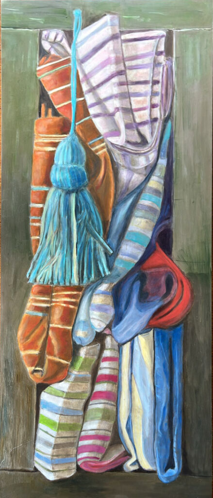 Doeken Olieverf op paneel 30x70cm € 250,00