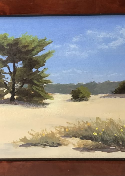 Soesterduinen III- gouache 15 x 20 cm - €40,00