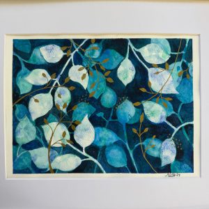 Negative painting aquarel 32x42cm €50